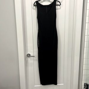 Beautiful black Nicole Bakti dress with crystals